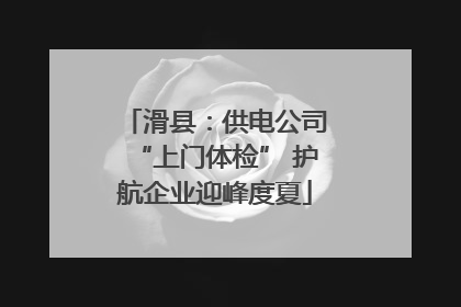 滑县：供电公司“上门体检” 护航企业迎峰度夏