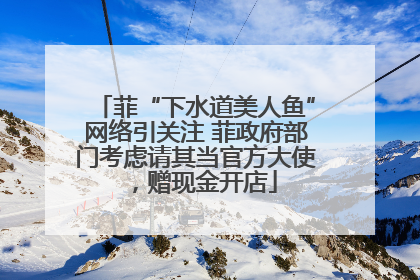 菲“下水道美人鱼”网络引关注 菲政府部门考虑请其当官方大使，赠现金开店