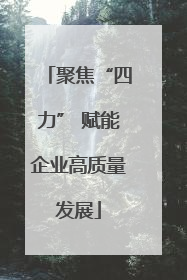 聚焦“四力” 赋能企业高质量发展