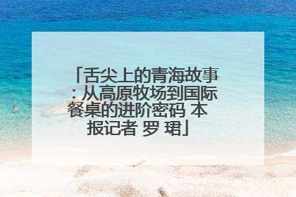 舌尖上的青海故事：从高原牧场到国际餐桌的进阶密码 本报记者 罗 珺