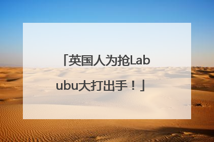 英国人为抢Labubu大打出手！