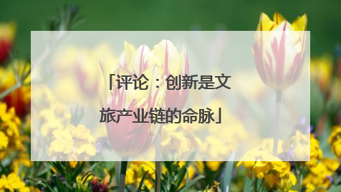 评论：创新是文旅产业链的命脉