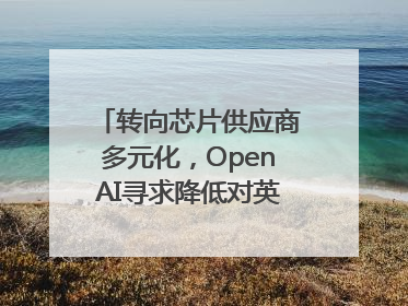 转向芯片供应商多元化，OpenAI寻求降低对英伟达依赖