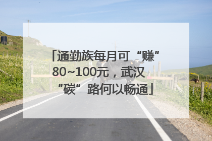 通勤族每月可“赚”80~100元，武汉“碳”路何以畅通