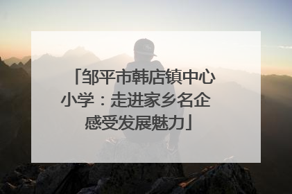 邹平市韩店镇中心小学：走进家乡名企 感受发展魅力
