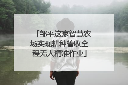 邹平这家智慧农场实现耕种管收全程无人精准作业