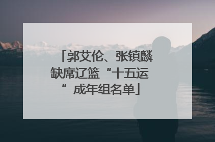郭艾伦、张镇麟缺席辽篮“十五运”成年组名单