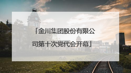金川集团股份有限公司第十次党代会开幕