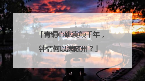 青铜心跳震颤千年，钟情何以满随州？