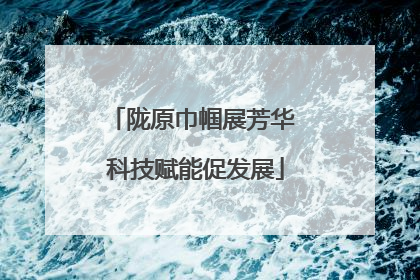 陇原巾帼展芳华 科技赋能促发展