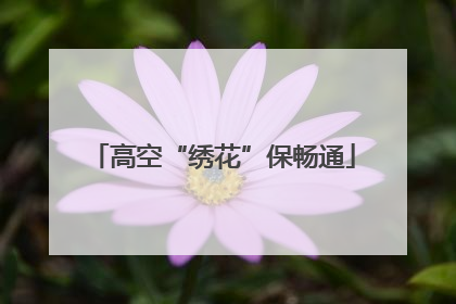 高空“绣花”保畅通