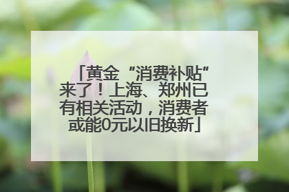 黄金“消费补贴”来了！上海、郑州已有相关活动，消费者或能0元以旧换新