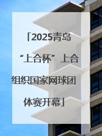 2025青岛“上合杯”上合组织国家网球团体赛开幕