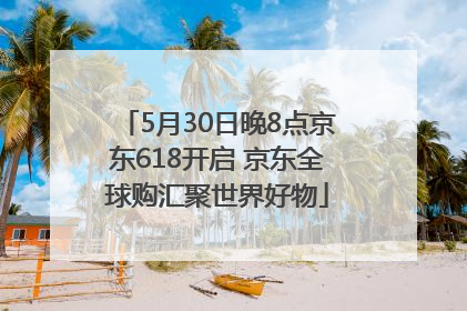 5月30日晚8点京东618开启 京东全球购汇聚世界好物