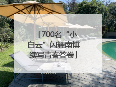 700名“小白云”闪耀南博续写青春答卷